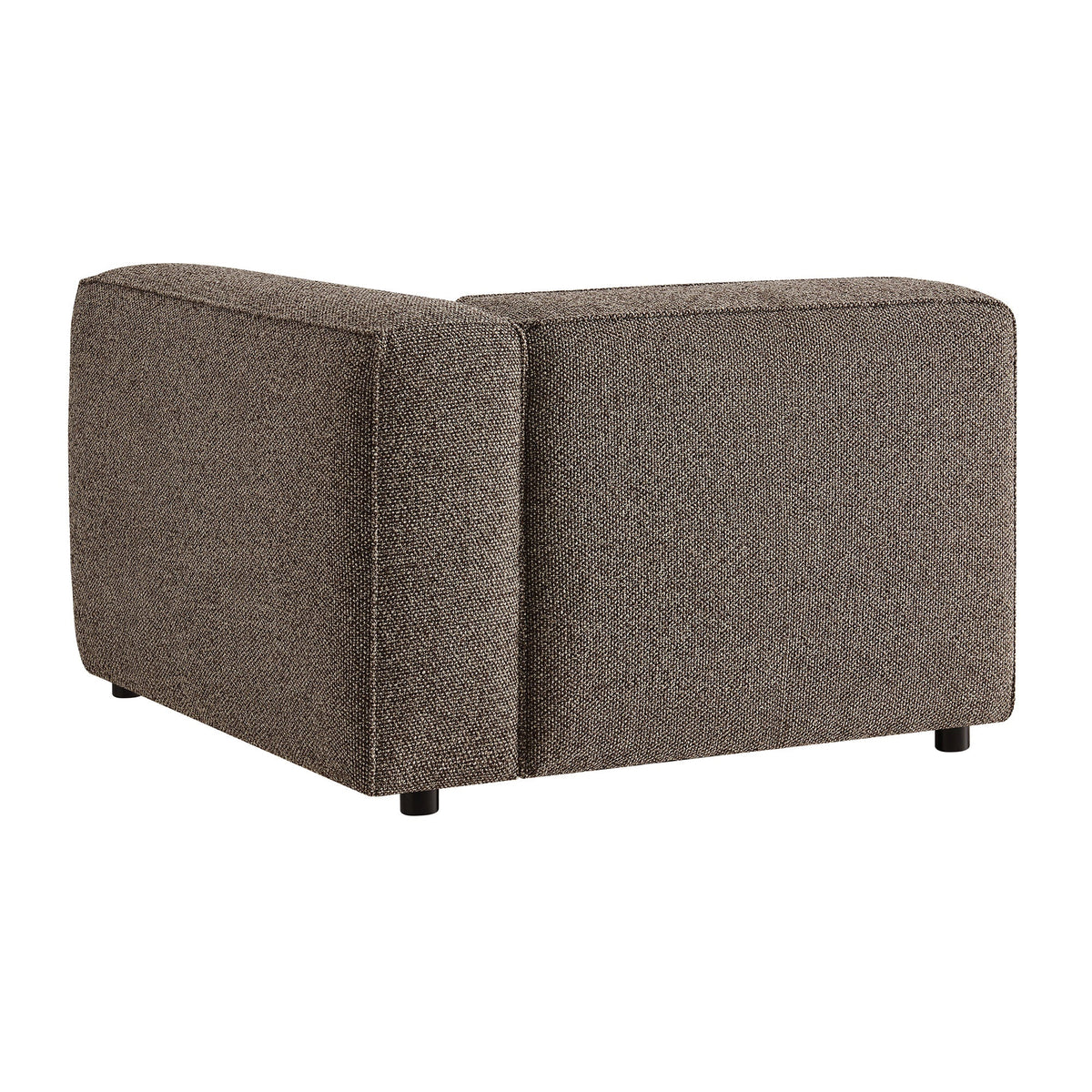 Fauteuil modulaire gauche rembourré en bouclé Auren Lattice