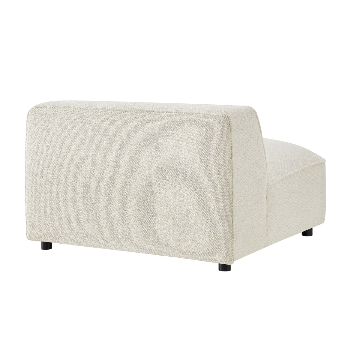 Fauteuil modulaire sans accoudoirs rembourré Auren Lattice Bouclé