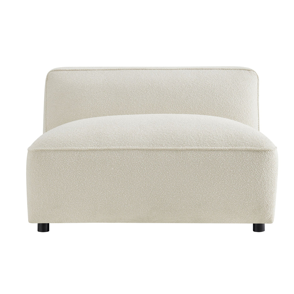 Fauteuil modulaire sans accoudoirs rembourré Auren Lattice Bouclé