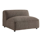 Fauteuil modulaire sans accoudoirs rembourré Auren Lattice Bouclé