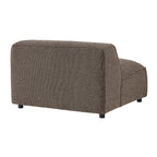Fauteuil modulaire sans accoudoirs rembourré Auren Lattice Bouclé