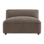 Fauteuil modulaire sans accoudoirs rembourré Auren Lattice Bouclé