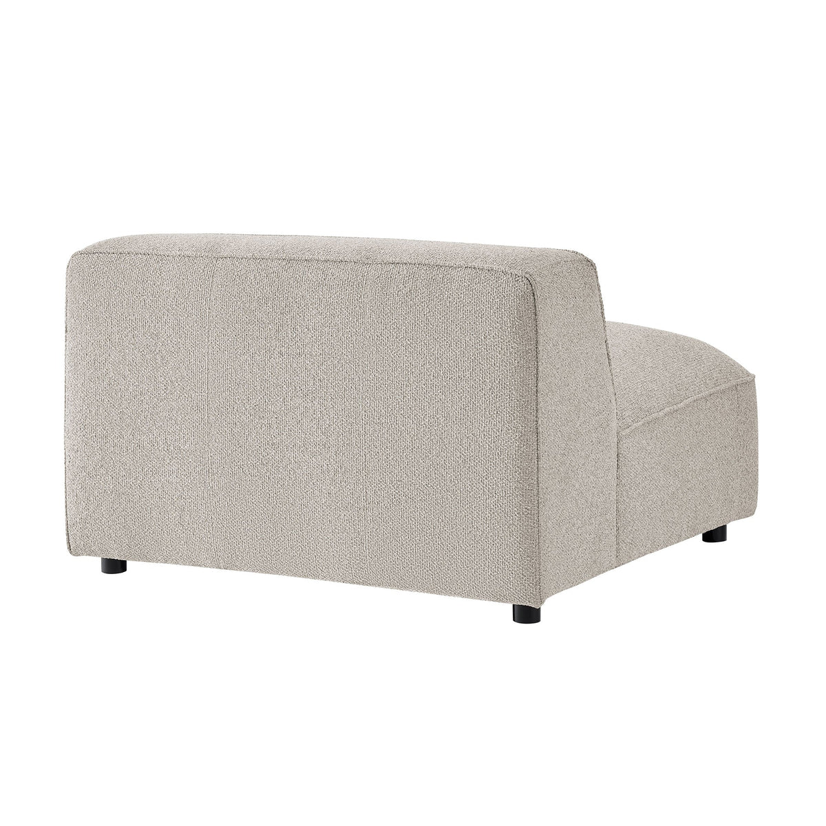 Fauteuil modulaire sans accoudoirs rembourré Auren Lattice Bouclé