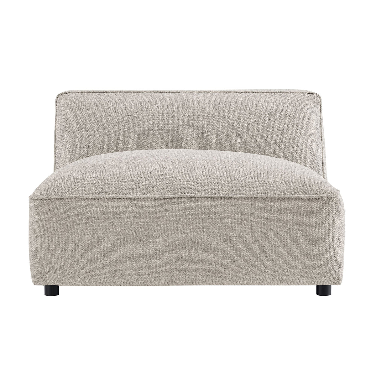 Fauteuil modulaire sans accoudoirs rembourré Auren Lattice Bouclé