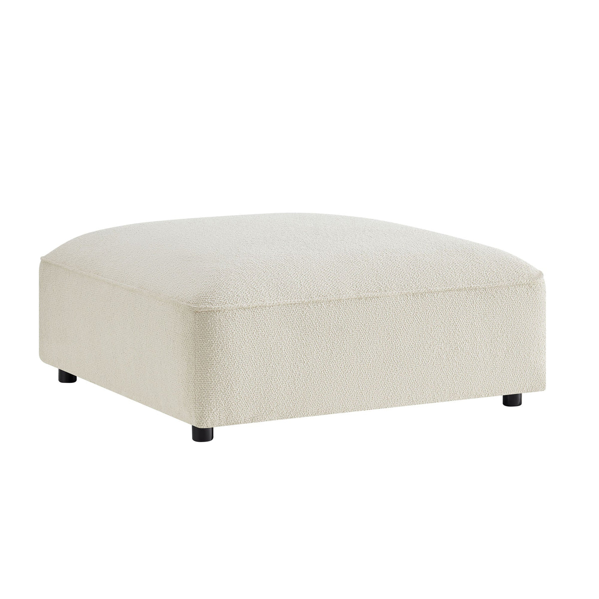 Auren Lattice Bouclé - Pouf Rembourré