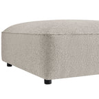 Auren Lattice Bouclé - Pouf Rembourré