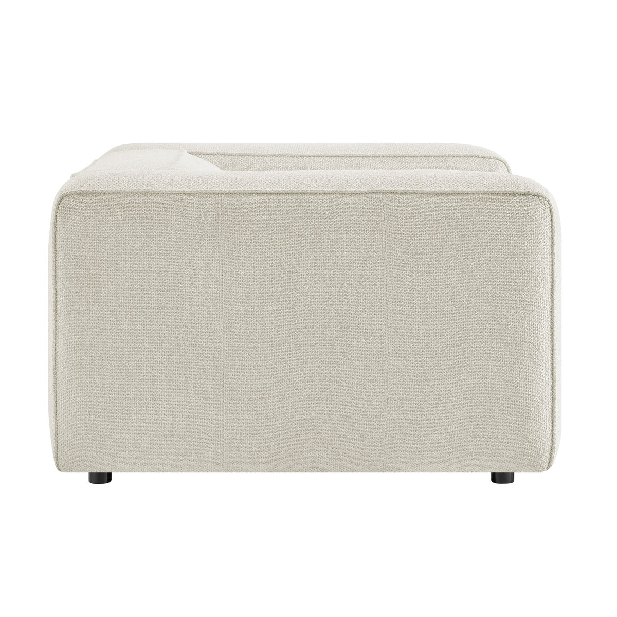 Fauteuil d'appoint rembourré Auren Lattice Bouclé