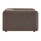 Fauteuil d'appoint rembourré Auren Lattice Bouclé