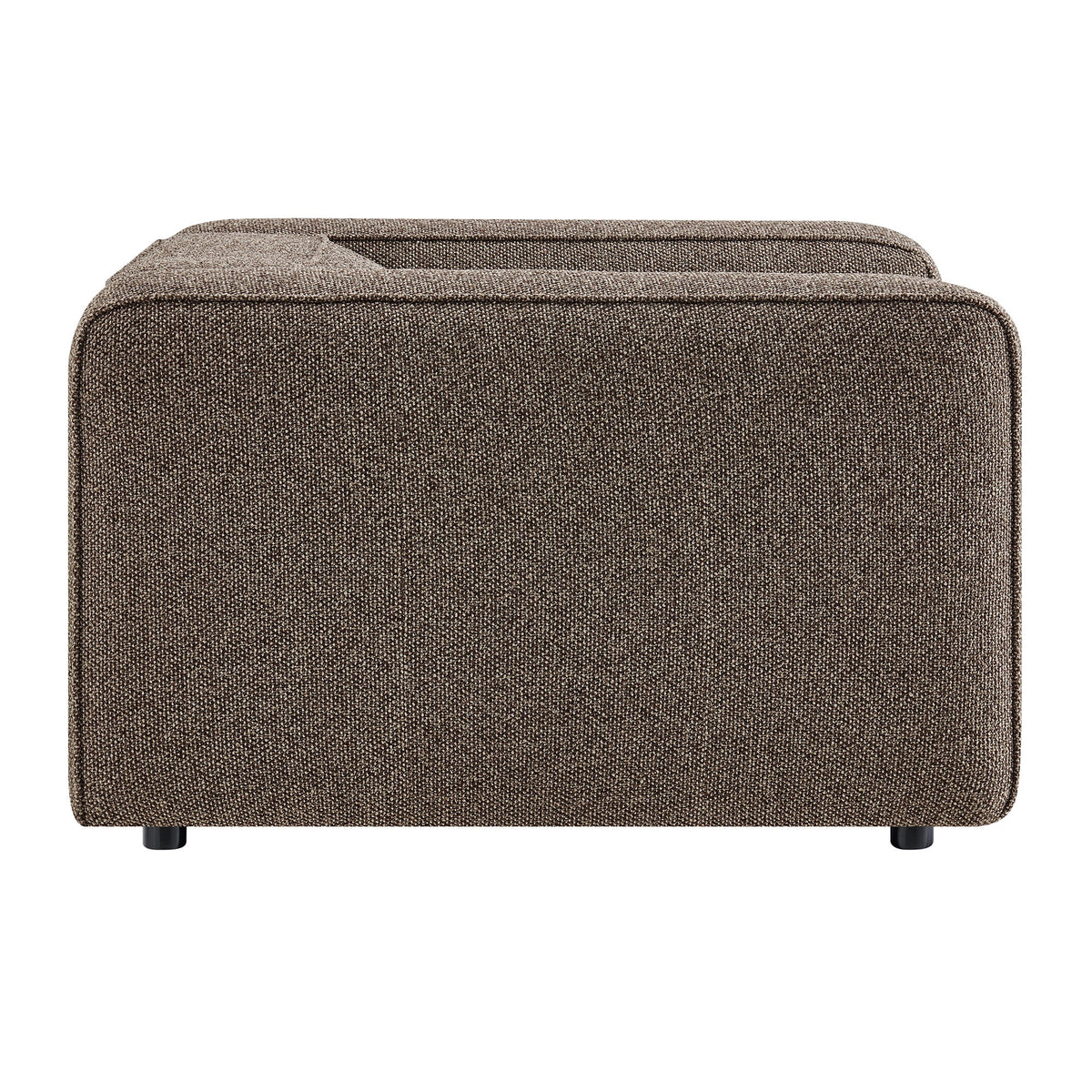 Fauteuil d'appoint rembourré Auren Lattice Bouclé