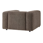 Fauteuil d'appoint rembourré Auren Lattice Bouclé