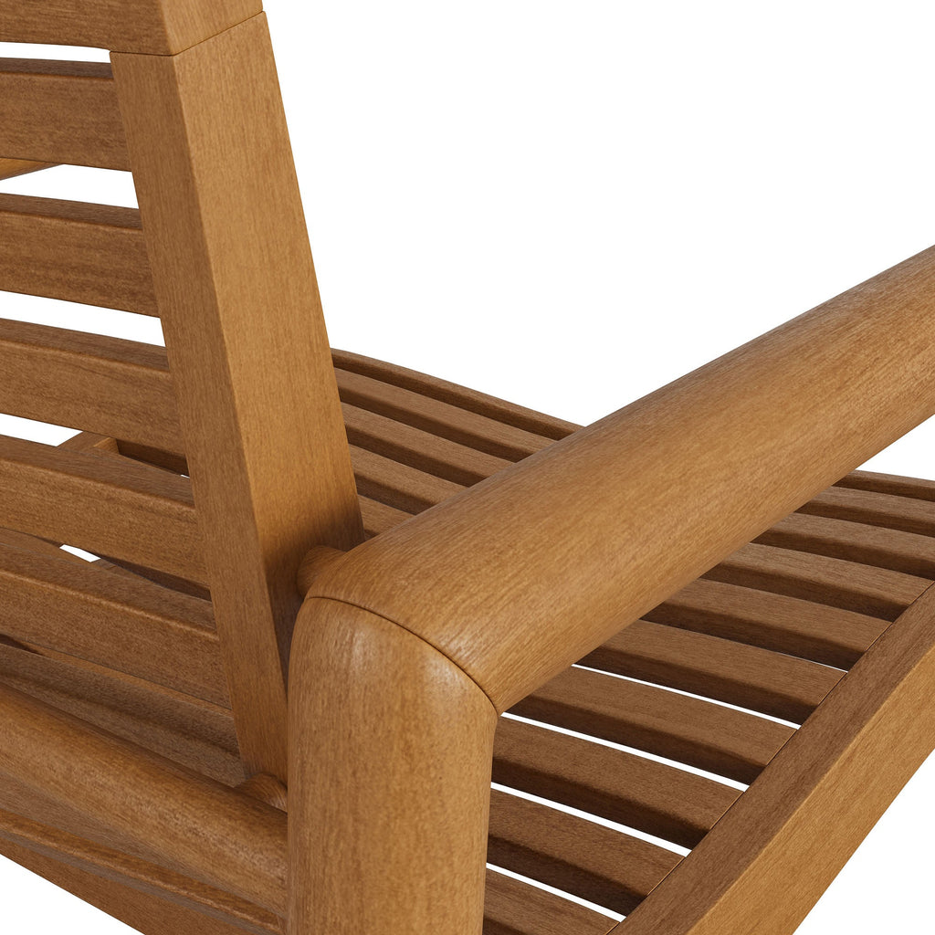 Fauteuil d'extérieur en teck Hayden