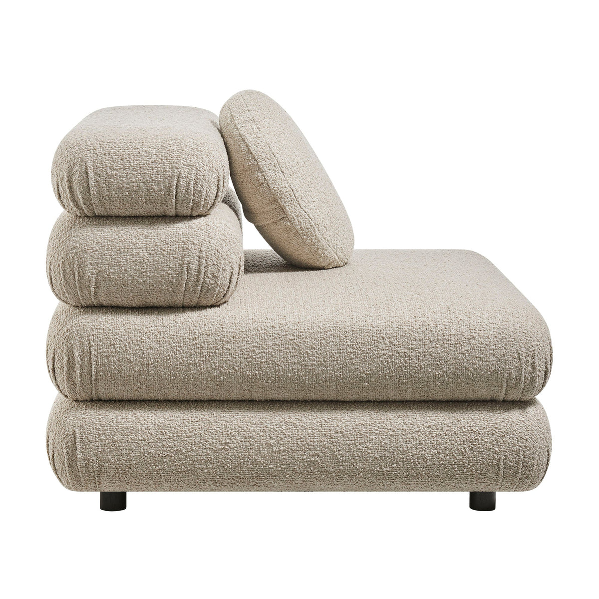 Fauteuil modulaire Jubilee sans accoudoirs, rembourré