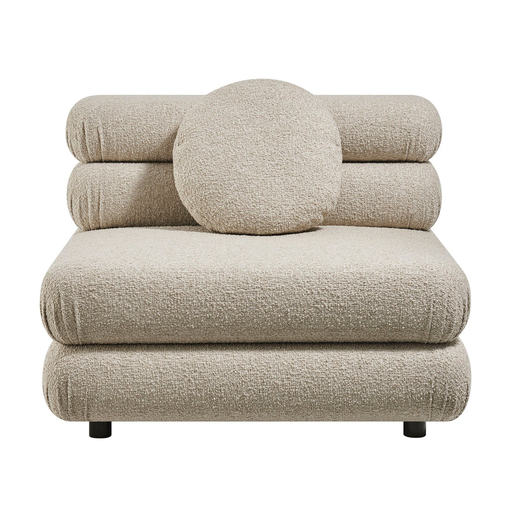 Fauteuil modulaire Jubilee sans accoudoirs, rembourré