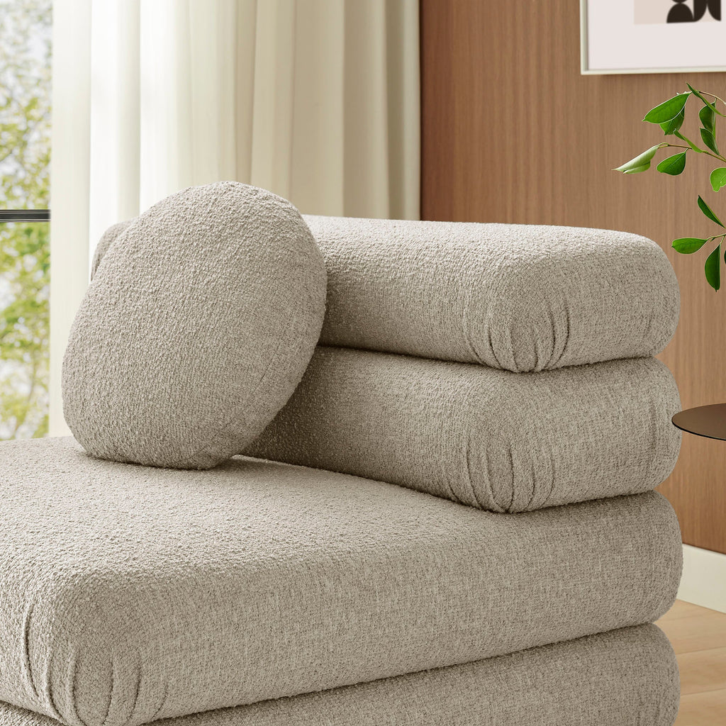 Fauteuil modulaire Jubilee sans accoudoirs, rembourré