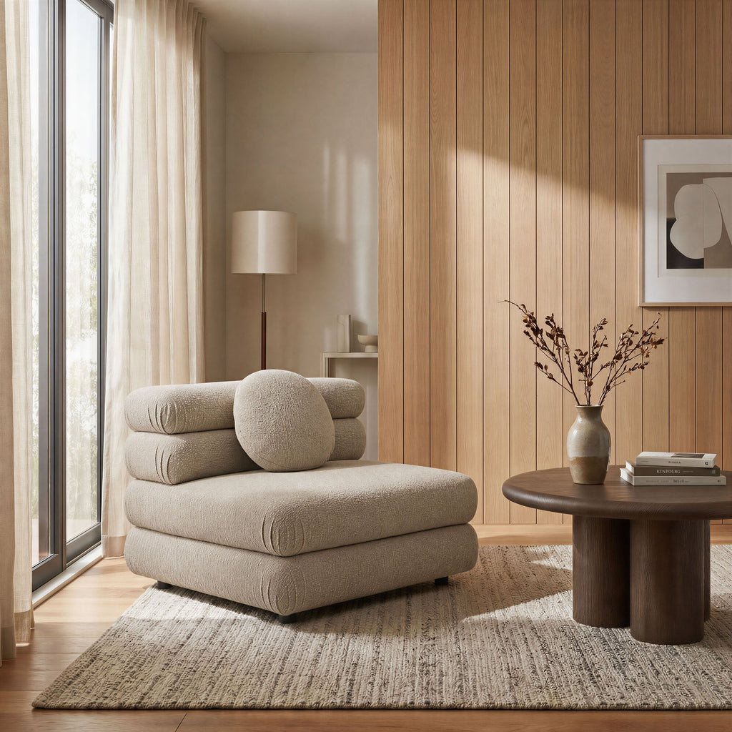 Fauteuil modulaire Jubilee sans accoudoirs, rembourré