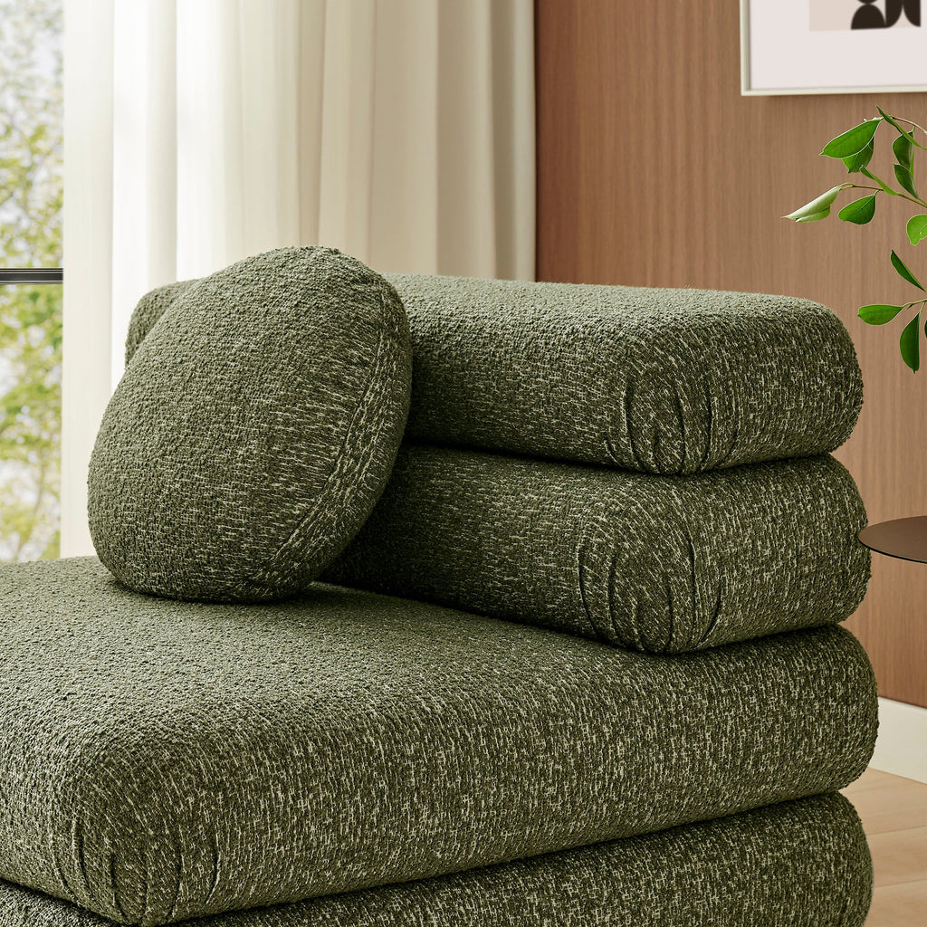 Fauteuil modulaire Jubilee sans accoudoirs, rembourré