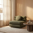 Fauteuil modulaire Jubilee sans accoudoirs, rembourré