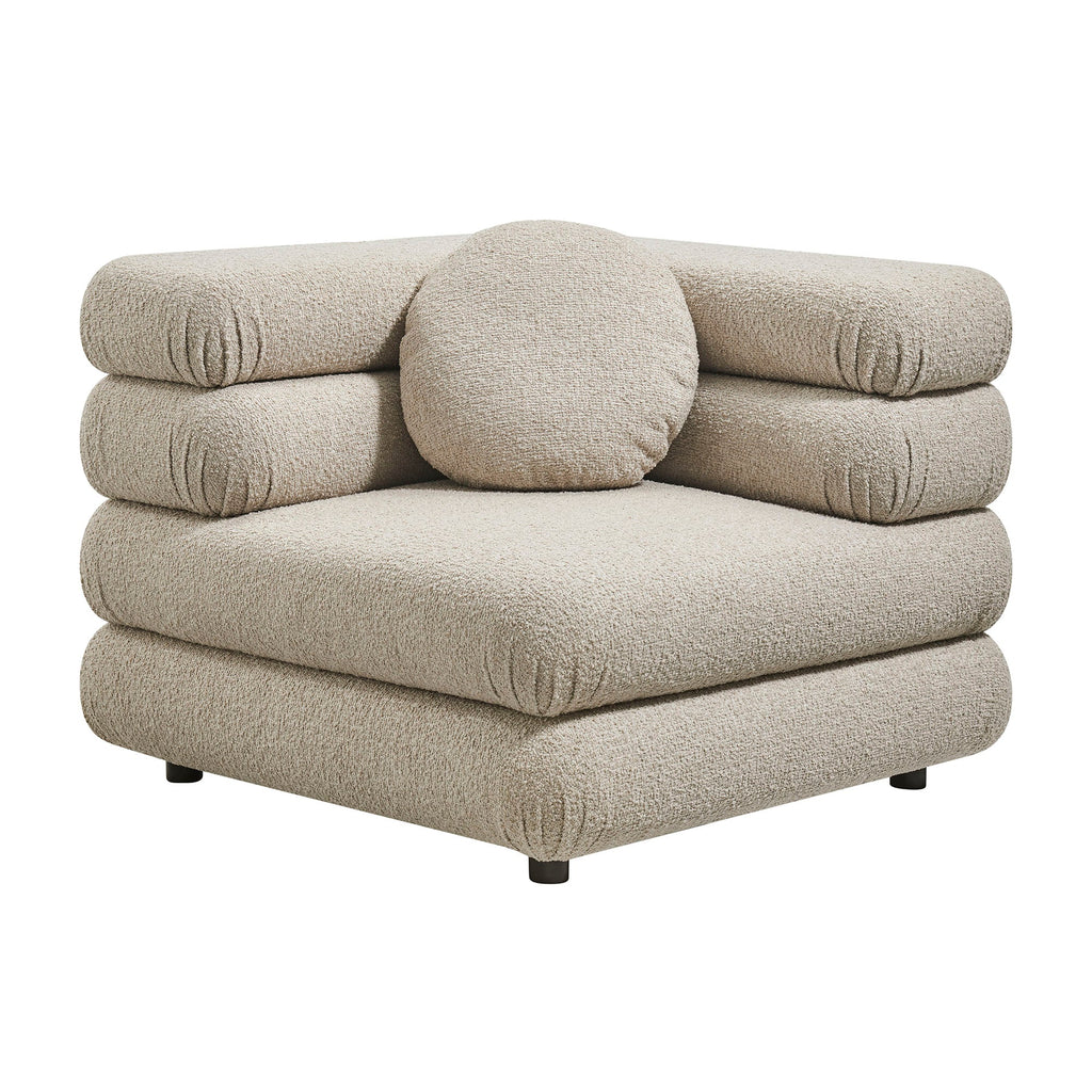 Chaise d'angle modulaire rembourrée Jubilee