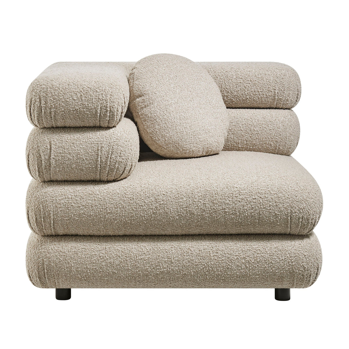 Chaise d'angle modulaire rembourrée Jubilee