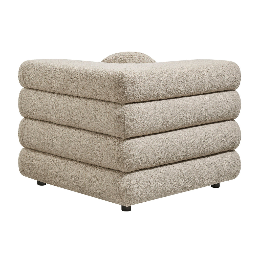 Chaise d'angle modulaire rembourrée Jubilee