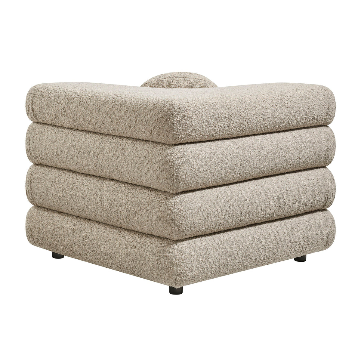 Chaise d'angle modulaire rembourrée Jubilee