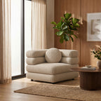 Chaise d'angle modulaire rembourrée Jubilee