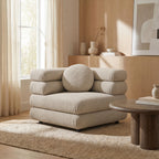 Chaise d'angle modulaire rembourrée Jubilee