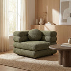 Chaise d'angle modulaire rembourrée Jubilee