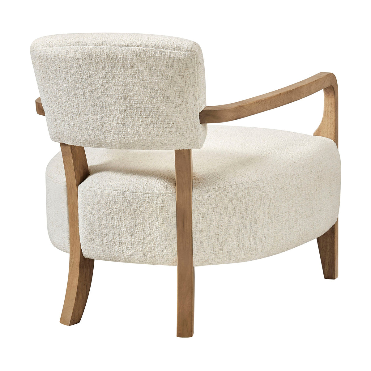 Fauteuil d'appoint en mélange de lin Zinnia