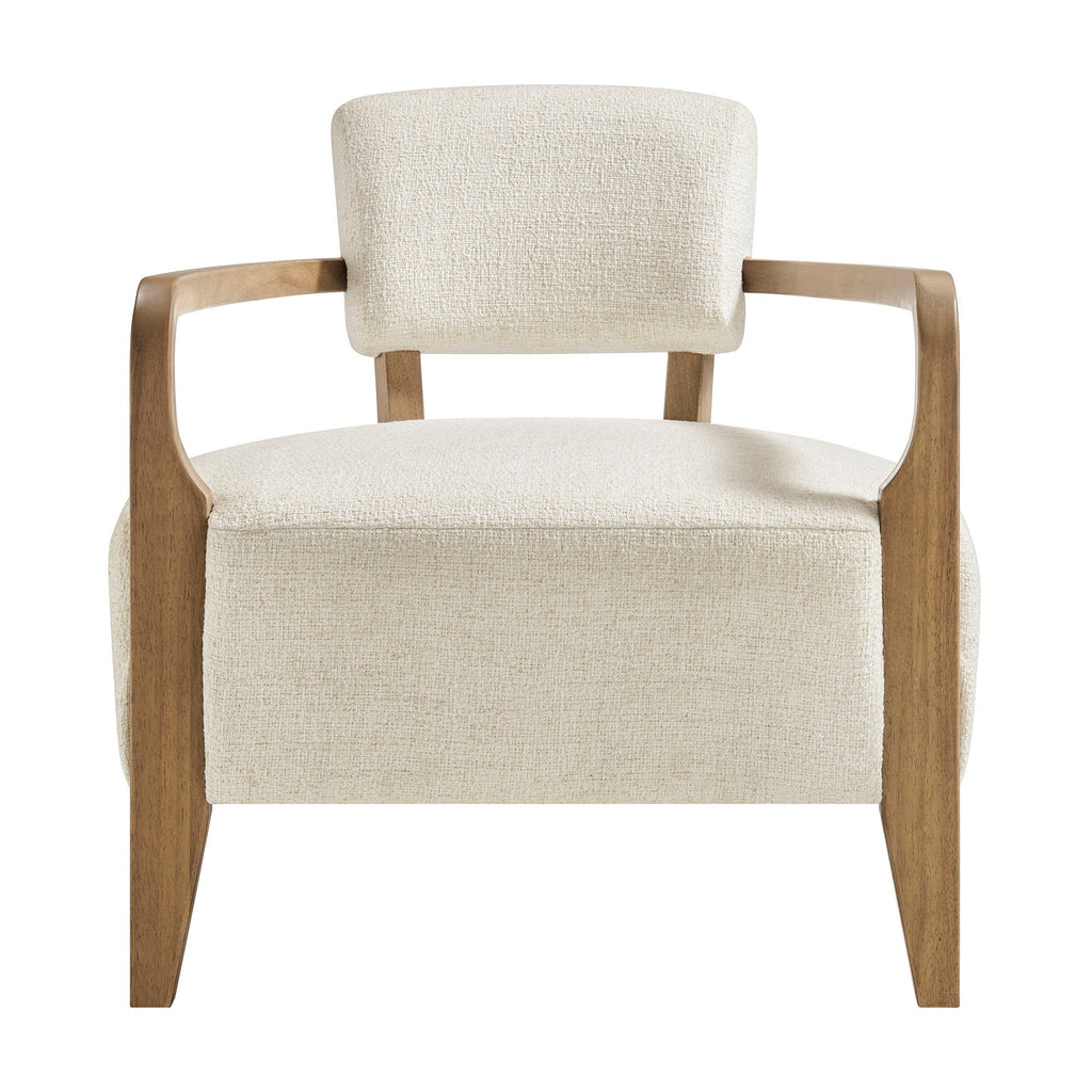 Fauteuil d'appoint en mélange de lin Zinnia