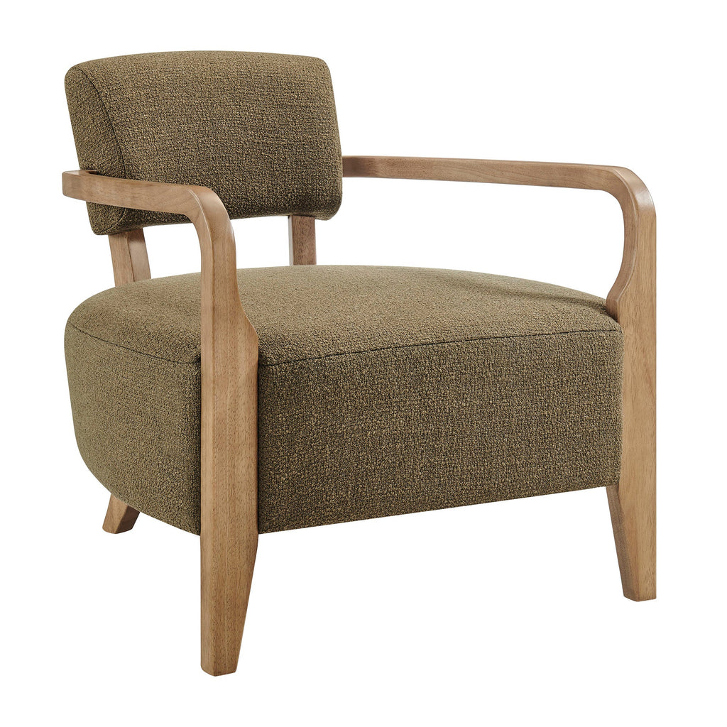 Fauteuil d'appoint en mélange de lin Zinnia