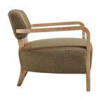 Fauteuil d'appoint en mélange de lin Zinnia
