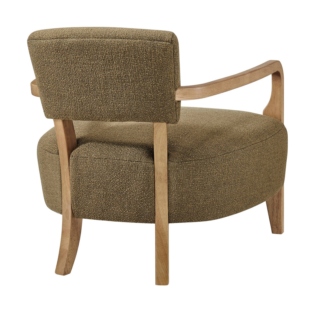 Fauteuil d'appoint en mélange de lin Zinnia