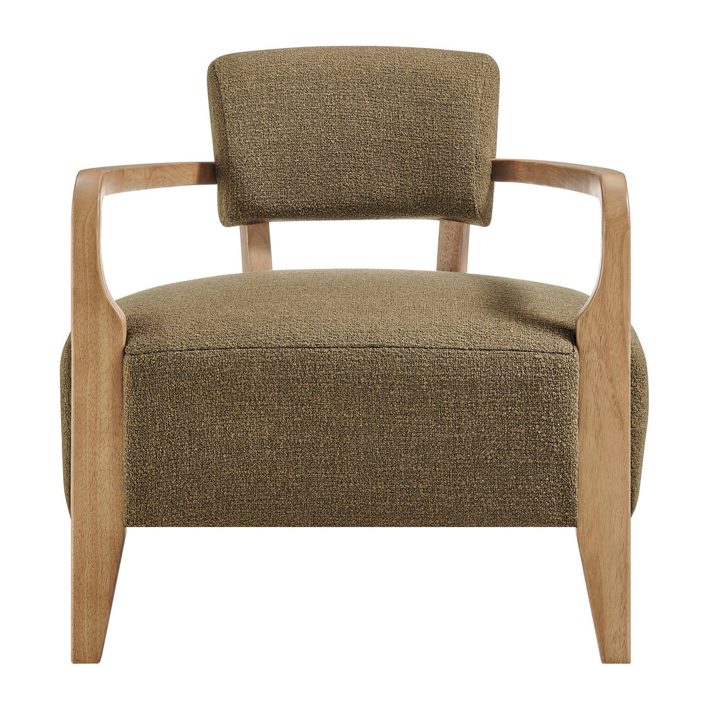 Fauteuil d'appoint en mélange de lin Zinnia
