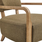 Fauteuil d'appoint en mélange de lin Zinnia
