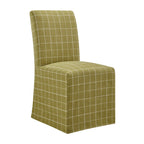 Chaises de salle à manger déhoussables Aster en mélange lin-coton, lot de 2