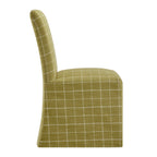 Chaises de salle à manger déhoussables Aster en mélange lin-coton, lot de 2