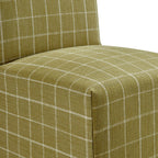 Chaises de salle à manger déhoussables Aster en mélange lin-coton, lot de 2
