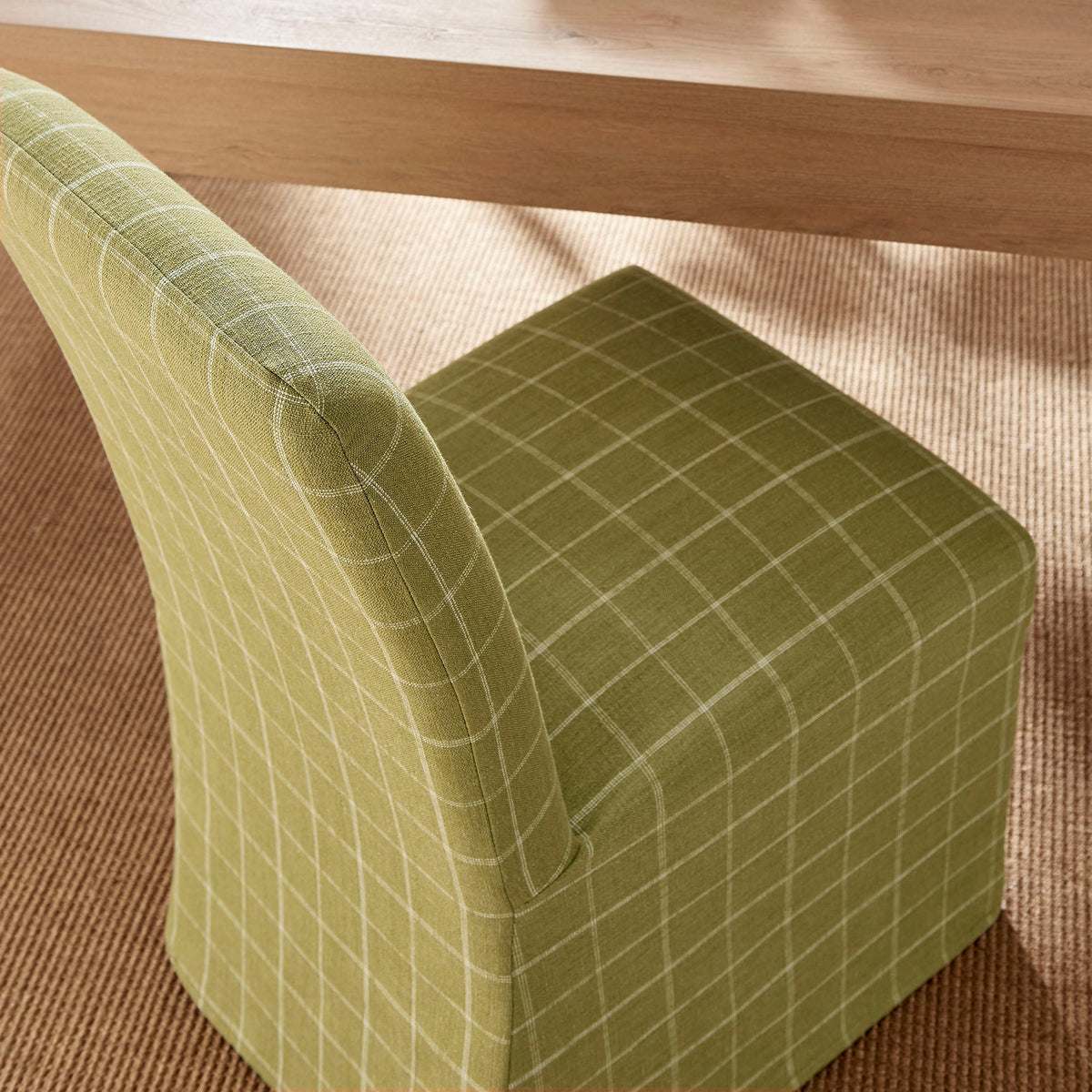 Chaises de salle à manger déhoussables Aster en mélange lin-coton, lot de 2