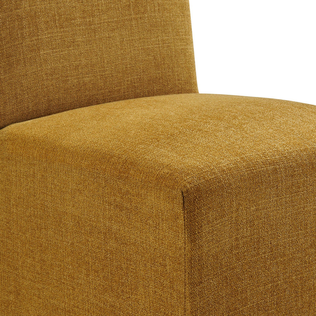 Chaises de salle à manger déhoussables Aster en tissu flammé, lot de 2