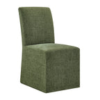 Chaises de salle à manger déhoussables Aster en tissu flammé, lot de 2
