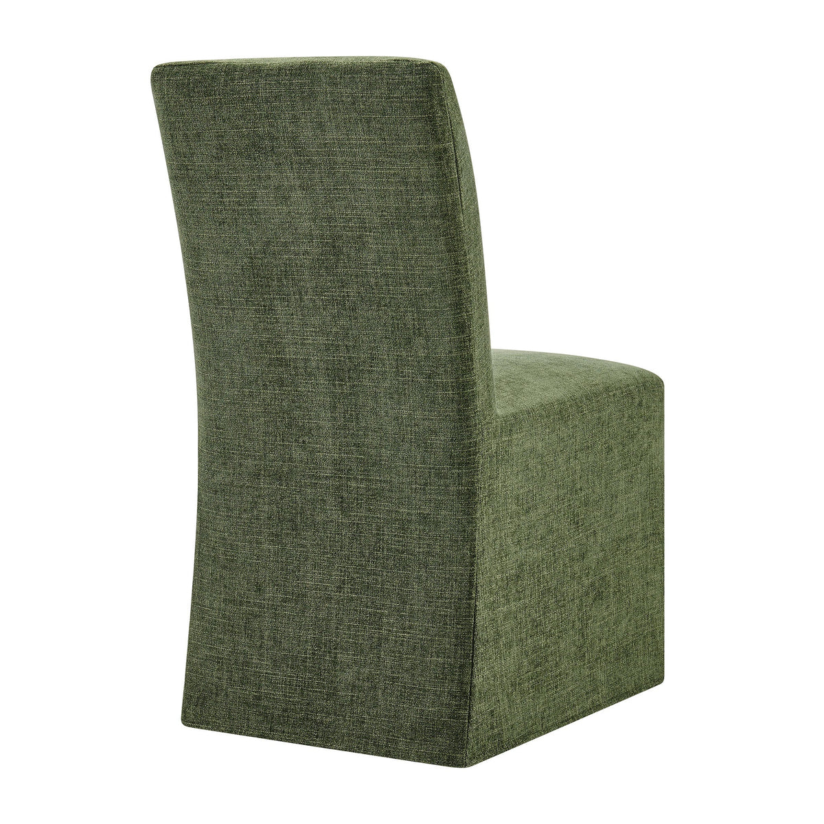 Chaises de salle à manger déhoussables Aster en tissu flammé, lot de 2