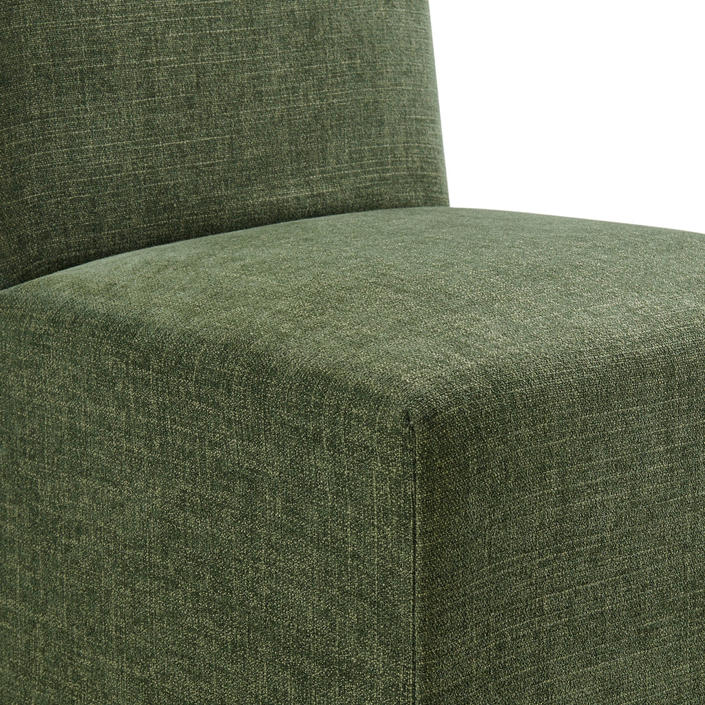 Chaises de salle à manger déhoussables Aster en tissu flammé, lot de 2