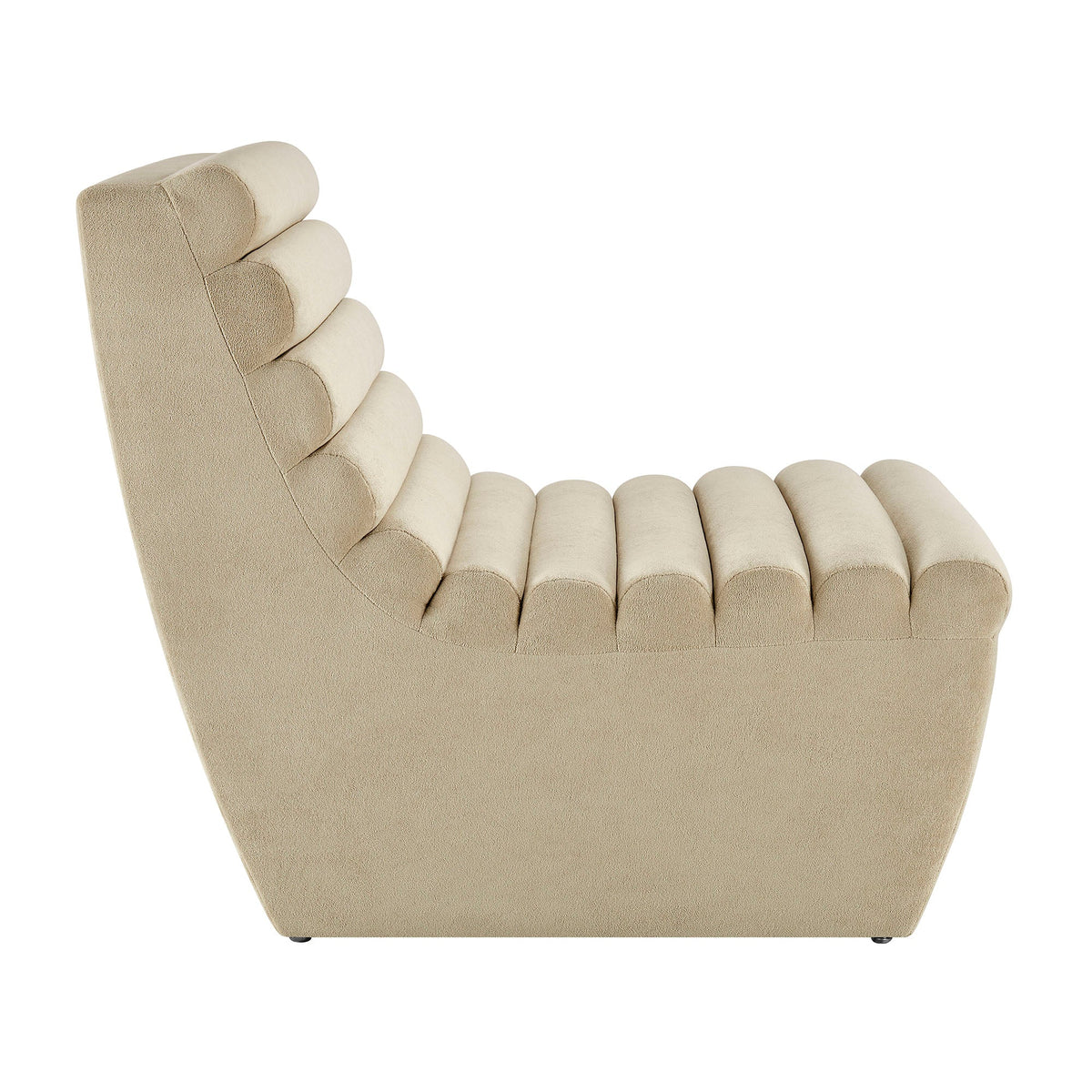 Fauteuil d'appoint sans accoudoirs Corbin Performance Fleece