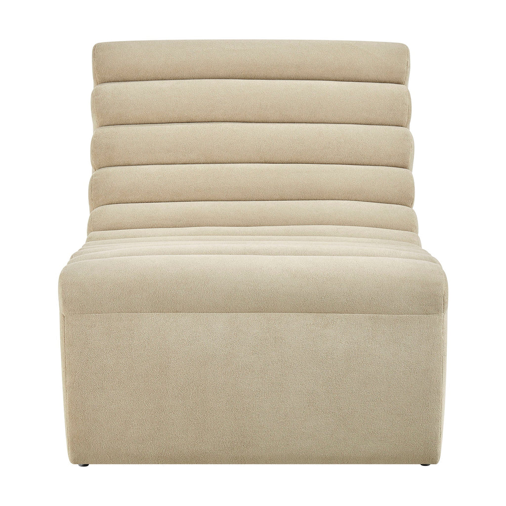 Fauteuil d'appoint sans accoudoirs Corbin Performance Fleece