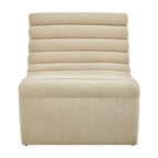 Fauteuil d'appoint sans accoudoirs Corbin Performance Fleece