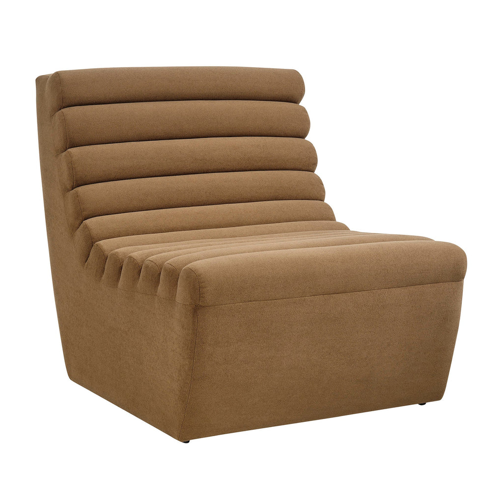 Fauteuil d'appoint sans accoudoirs Corbin Performance Fleece