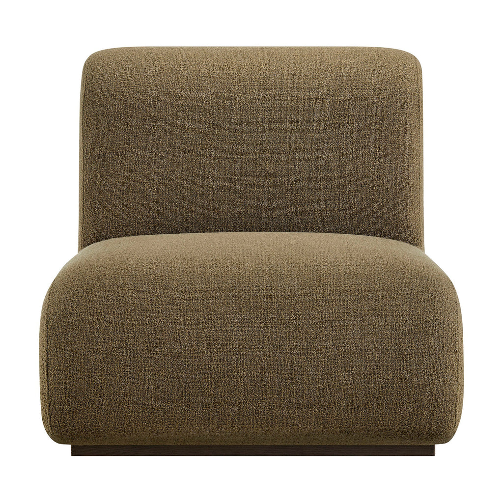Fauteuil d'appoint en mélange de lin Denby