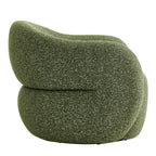 Fauteuil pivotant Selby en tissu texturé
