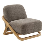 Fauteuil d'appoint en tissu texturé Vander